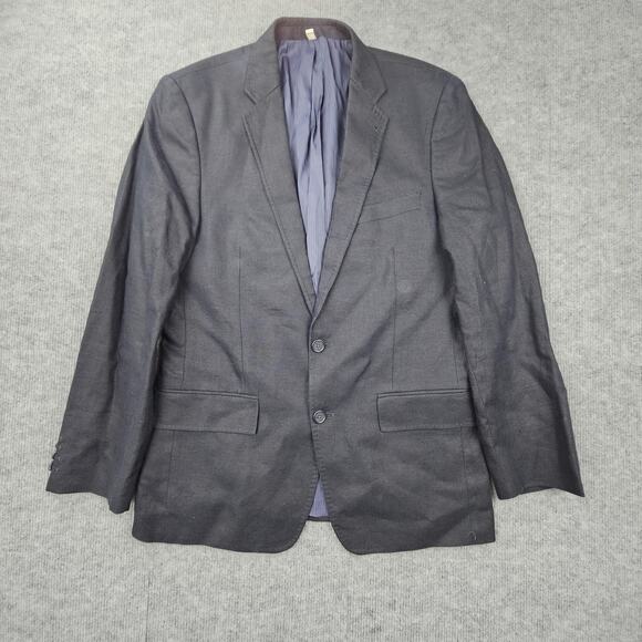Murano Baird McNutt Linen Blazer Mens Medium Two Button Office Sport Coat Jacket - Picture 1 of 10